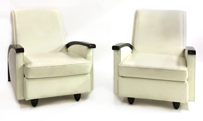 Lot 380 - A pair of 'Gonse' armchairs