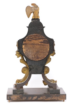 Lot 877 - An Austrian table clock