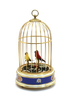 Lot 137 - A Reuge musical birdcage