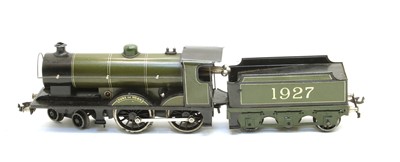 Lot 77 - A Bassett-Lowke 'Duke of York' 1927 4-4-0 clockwork locomotive and tender