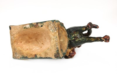 Lot 101 - A Chinese pottery roof tile