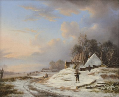 Lot 661 - Follower of Andreas Schelfhout (Dutch, 1787-1870)