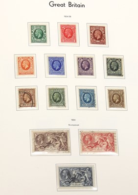 Lot 5 - Six albums of GB stamps from Queen Victoria to Queen Elizabeth II