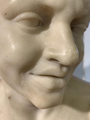 Lot 348 - An Italian carved marble bust