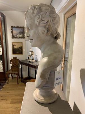 Lot 348 - An Italian carved marble bust