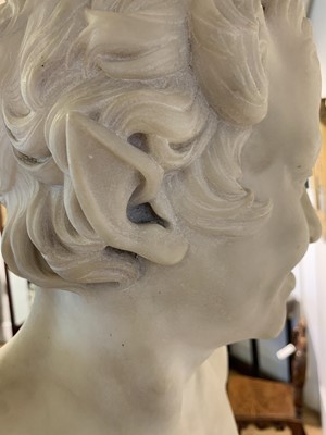 Lot 348 - An Italian carved marble bust