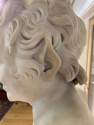 Lot 348 - An Italian carved marble bust