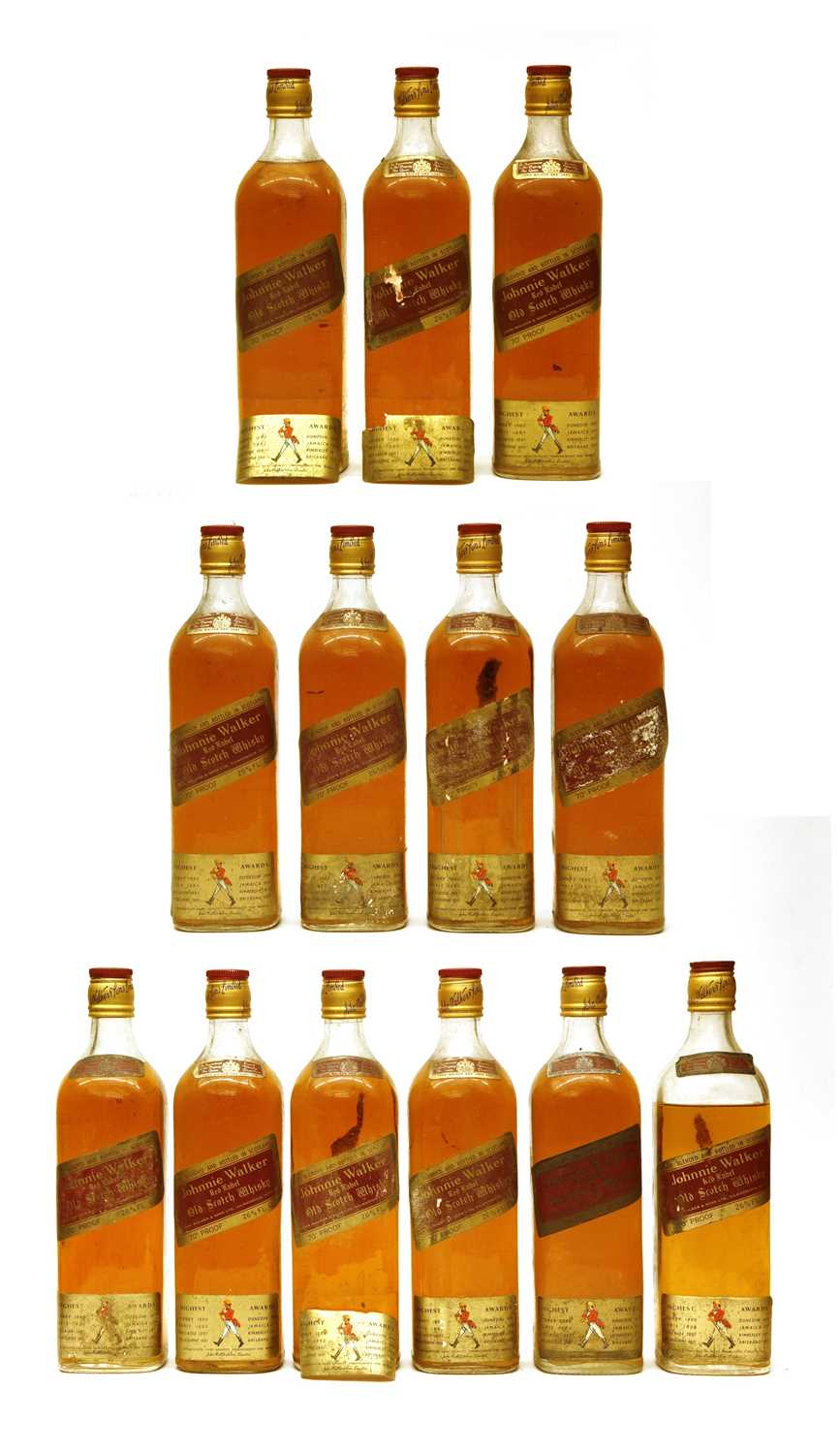 Lot 340 Johnnie Walker, Red Label, Old Scotch Whisky,