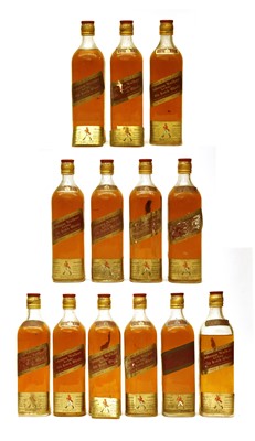 Lot 340 - Johnnie Walker, Red Label, Old Scotch Whisky, old bottling, thirteen bottles