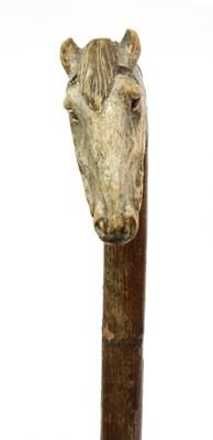 Lot 757 - A Swaine-Brigg horse's head walking stick