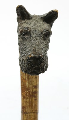 Lot 752 - A Swaine & Adeney Scottish terrier's head walking stick