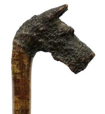 Lot 752 - A Swaine & Adeney Scottish terrier's head walking stick