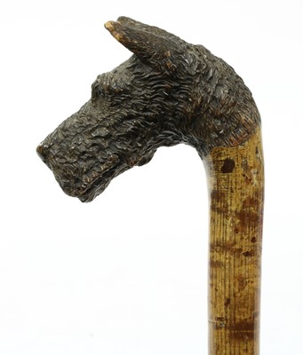 Lot 752 - A Swaine & Adeney Scottish terrier's head walking stick
