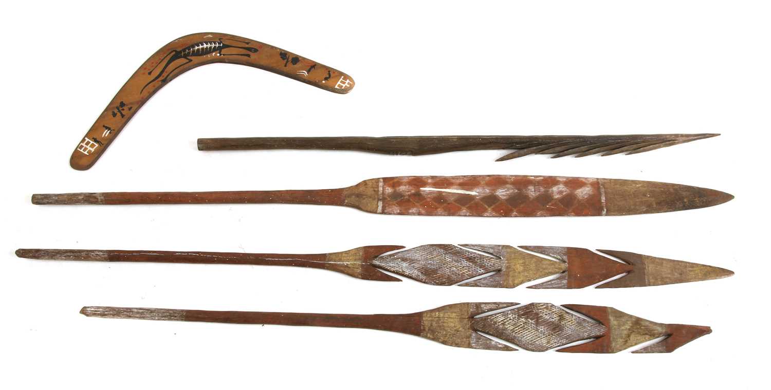 Lot 317 - Four Aboriginal spears