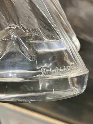Lot 84 - A Lalique 'Falcon' glass mascot