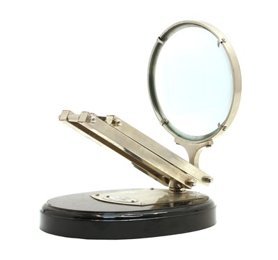 Lot 96 - An opticians table mounted magnifier