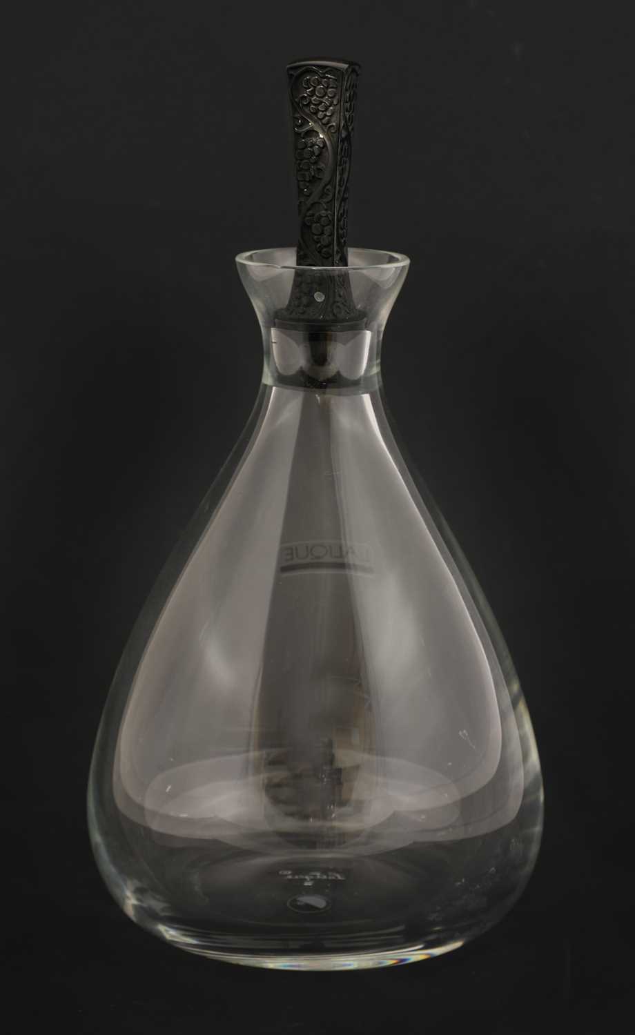Lot 289 - A Lalique crystal glass 'Phalsbourg' decanter