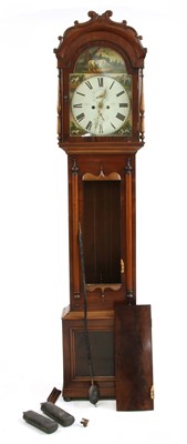 Lot 535 - A George III mahogany eight day longcase clock