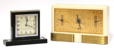 Lot 417 - An Art Deco desk barometer