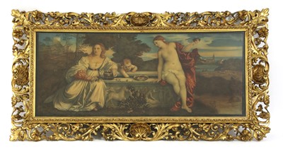 Lot 533 - Emilie Rouillon (French, 19th century) after Titian