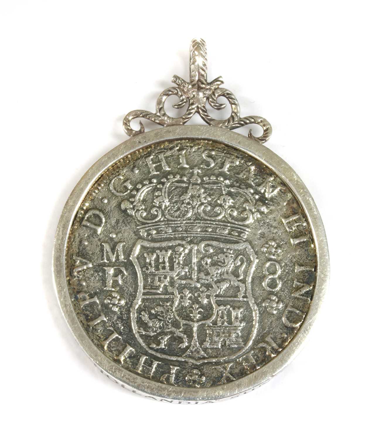 Lot 40 - A Spanish silver eight Reales Phillip V 1738