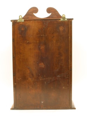 Lot 283 - A small Regency mahogany wall display cabinet