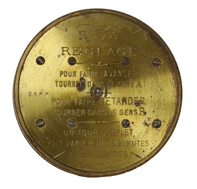 Lot 242 - A French four-glass 'pendule jours' torsion clock