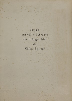 Lot 299 - Walter Spitzer (French, b.1927)