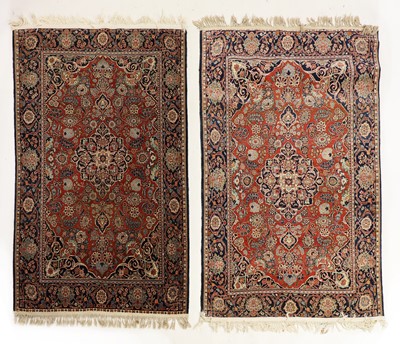 Lot 357 - A pair of hand-knotted Persian rugs