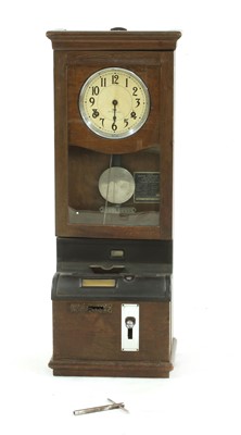 Lot 564 - An IBM international clocking-in clock