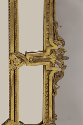 Lot 91 - A large rectangular gilt-framed wall mirror