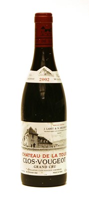 Lot 40 - Clos-Vougeot, Grand Cru, Chateau de la Tour, 2002, one bottle