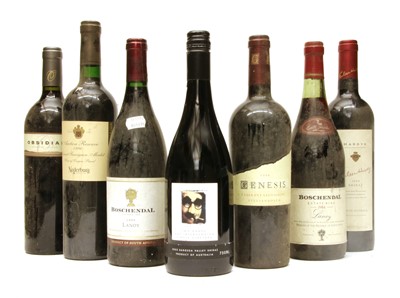 Lot 762 - Assorted New World Wines to include: Two Hands, Shiraz, 2003, one bottle and six various others