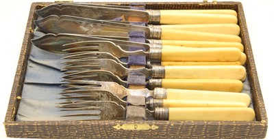 Lot 97 - A collection of silver flatware