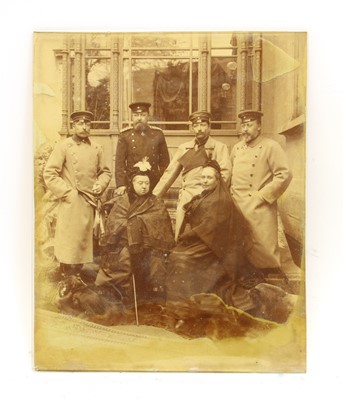 Lot 341 - A photograph of Queen Victoria at Coburg