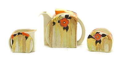 Lot 401 - A Clarice Cliff teapot