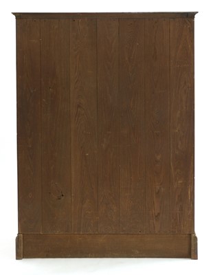 Lot 262 - A chestnut 'owl' cabinet