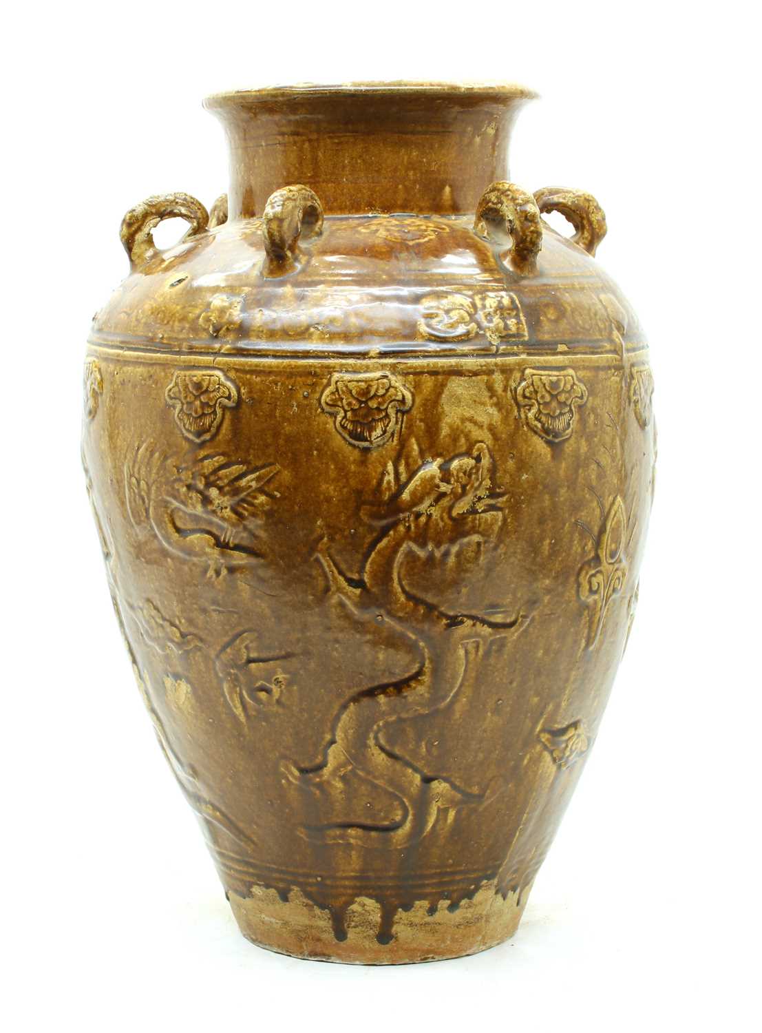 Lot 332 - A Chinese martaban jar