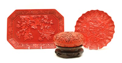 Lot 110 - A Chinese lacquered box