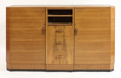 Lot 402 - An Art Deco Heal's walnut sideboard