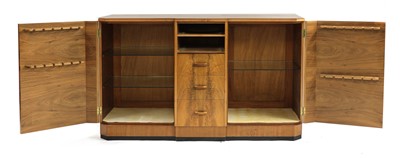 Lot 402 - An Art Deco Heal's walnut sideboard