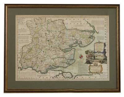 Lot 119 - A map of Essex by or after Eman. Bowen