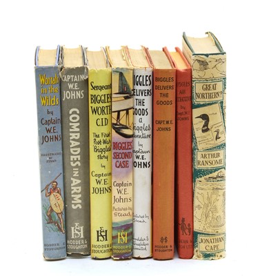 Lot 299 - Books - comprising: 9 Biggles, 6 with dust jackets
