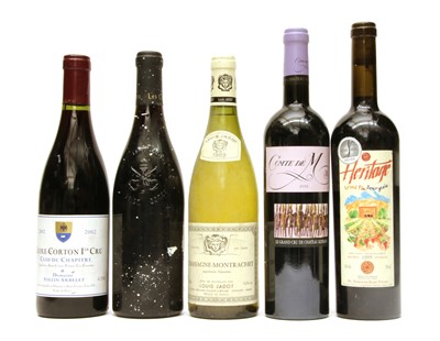 Lot 763 - Assorted Wines to include: Domaine Follin-Arbelet, 2002, one bottle and nine various others