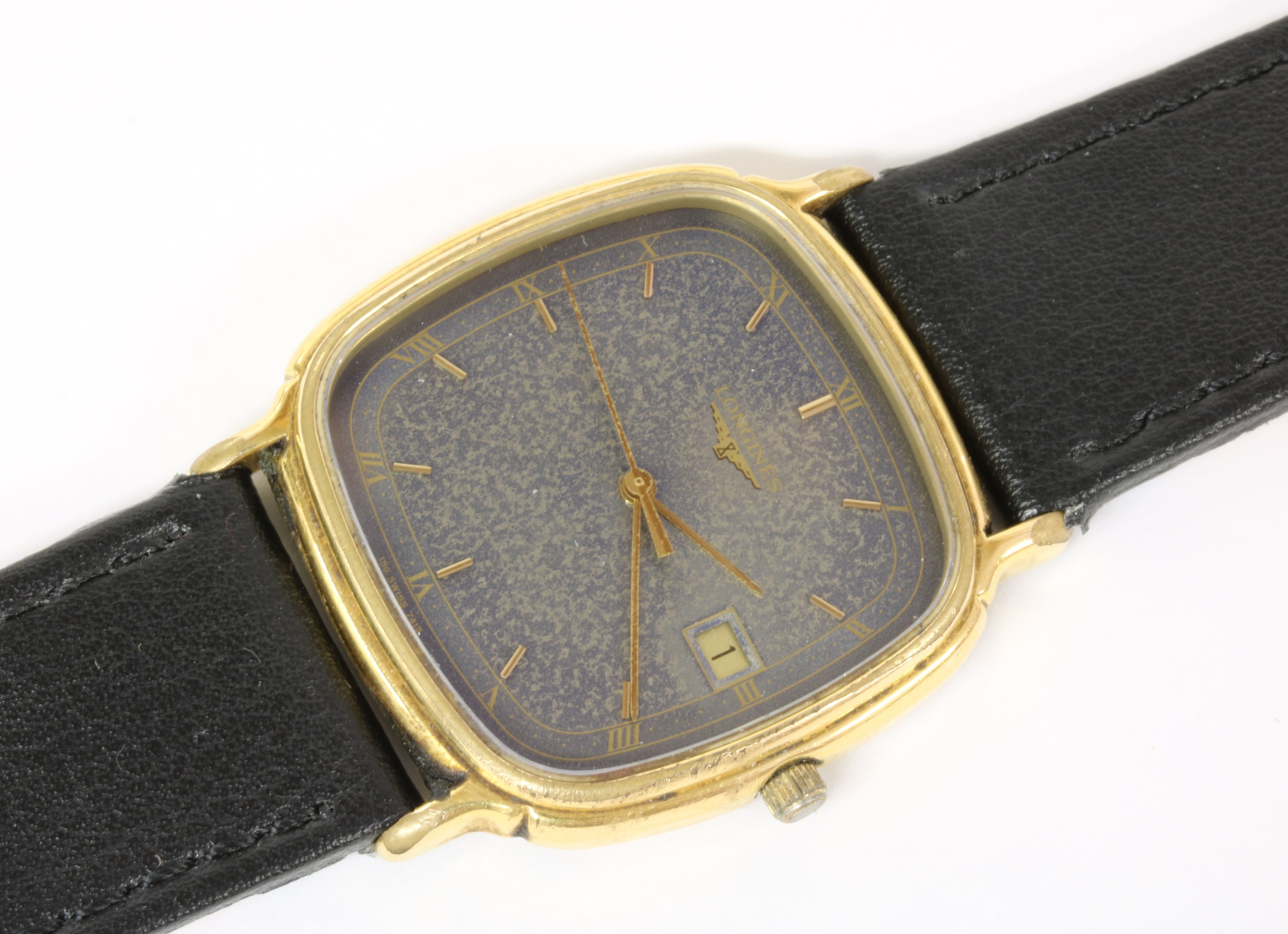 Lot 488 A gentlemen s gold plated Longines Les