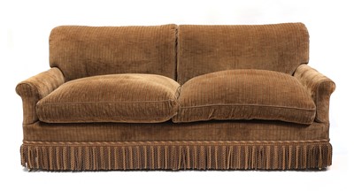 Lot 359 - A three-seater sofa by Howard & Sons