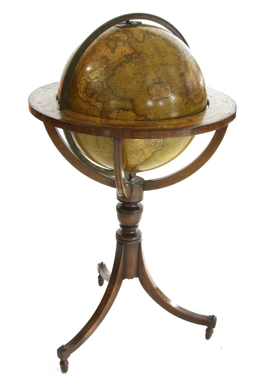 Lot 333 - A George III floor-standing terrestrial globe by Thomas Harris & Son