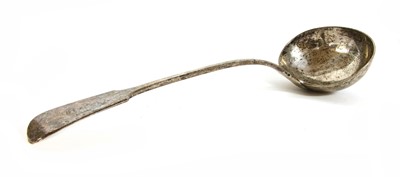 Lot 158 - A Victorian silver ladle
