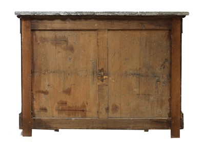 Lot 255 - A French walnut commode