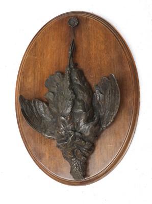 Lot 736 - A Continental bronzed figure of a hanging partridge